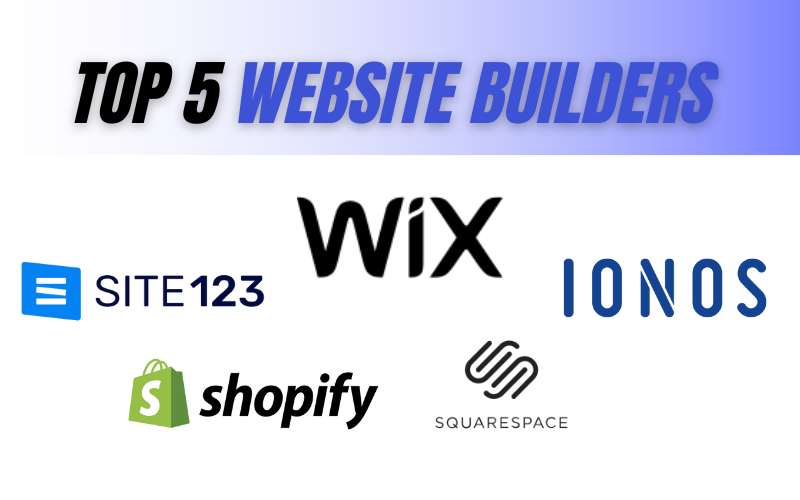 You are currently viewing The 5 Best Website Builder 2023 – The Ultimate Showdown: Squarespace, Wix, Shopify, Site123, and Ionos